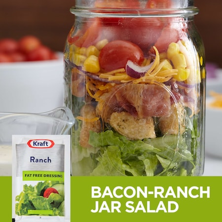 Kraft Kraft Fat Free Ranch Dressing 1.5 oz. Pouch, PK60 00021000667505